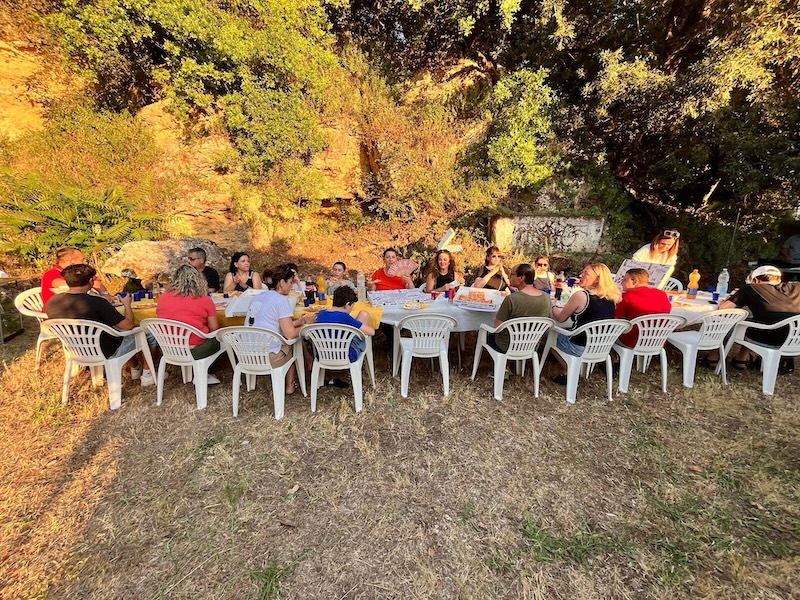 Pizzata in giardino